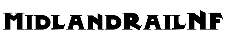 MidlandRailNF font preview