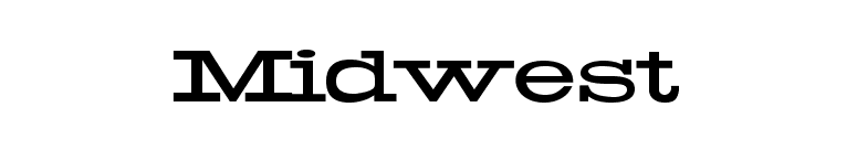 Midwest font preview
