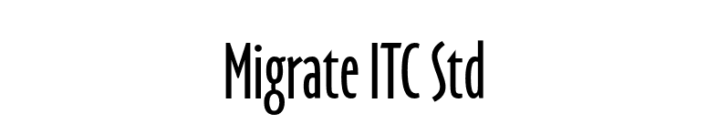 Migrate ITC Std font preview