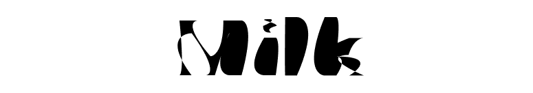 Milk font preview