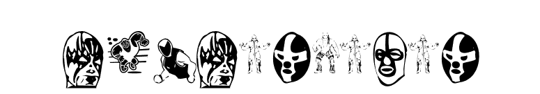 MilMascaras font preview