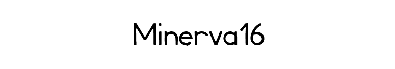 Minerva16 font preview