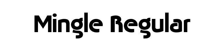 Mingle Regular font preview