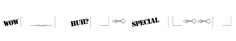 Mini Pics Classic font preview