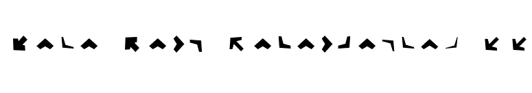 Mini Pics Directional AA font preview