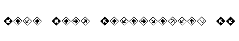 Mini Pics Directional DA font preview