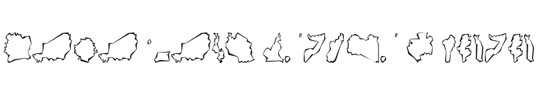Mini Pics Global S Cutout font preview