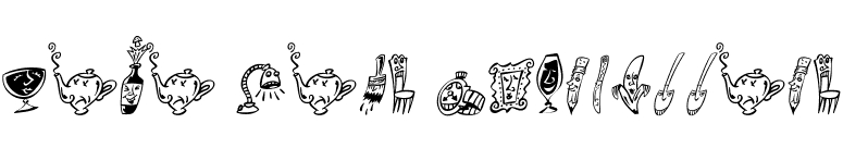 Mini Pics HomeBuddies font preview