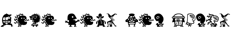 Mini Pics Lil Folks font preview