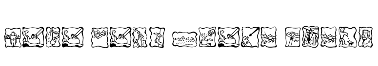 Mini Pics White Bread font preview