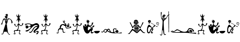 Mini Pics Zafrica font preview
