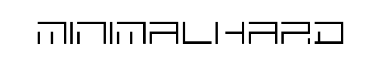 MINIMALHARD font preview