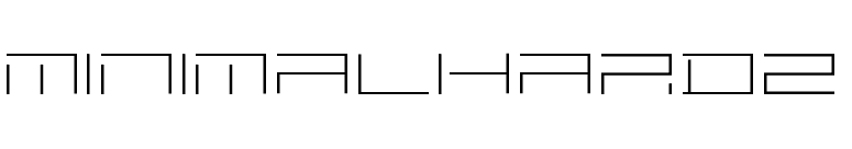 MINIMALHARD2 font preview