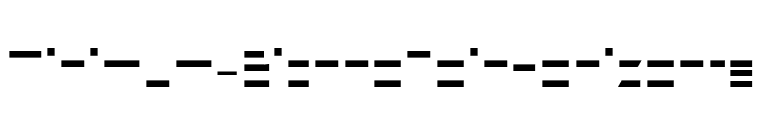 Minimum-BichroNoirHorizontal font preview
