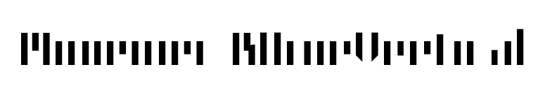 Minimum-BNoirVertical font preview