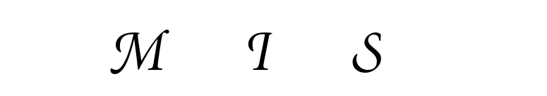 Minion Italic Swash font preview