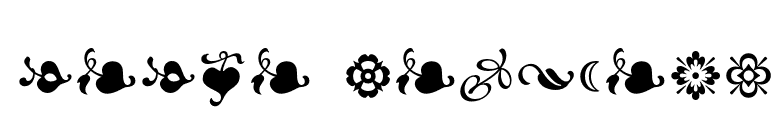 Minion Ornaments font preview