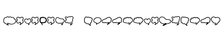 MiniPics-BallooniesBold font preview