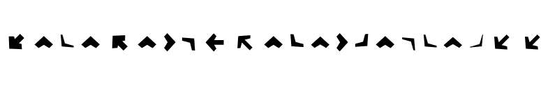 MiniPics-DirectionalAA font preview