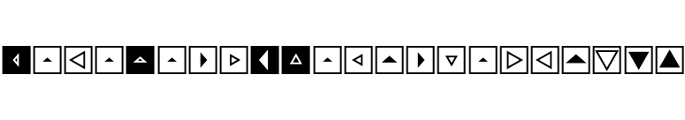 MiniPics-DirectionalST font preview