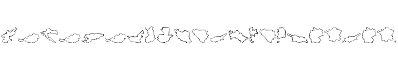 MiniPics-GlobalNCutout font preview