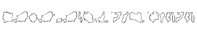 MiniPics-GlobalSCutout font preview