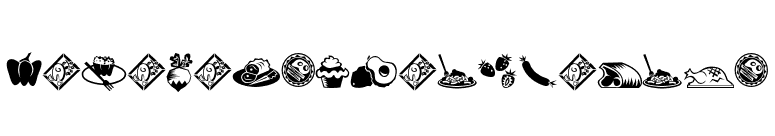 MiniPics-LilEdibles font preview