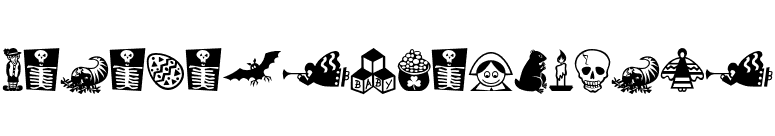 MiniPics-LilEvents font preview