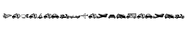 MiniPics-LilVehicles font preview