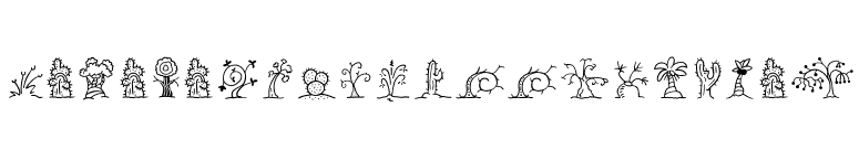MiniPics-UprootedTwig font preview
