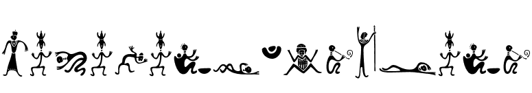 MiniPics-Zafrica font preview