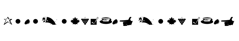 MiniPicsFont Pics Font font preview