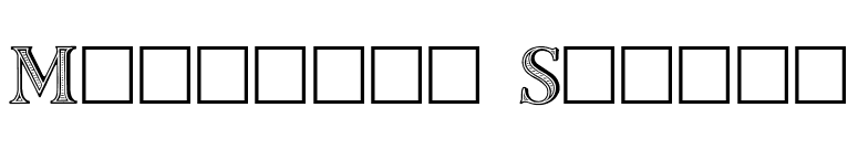 Minister Symbol font preview