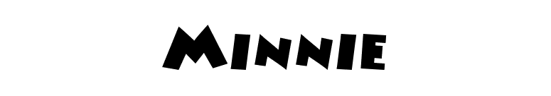 Minnie font preview