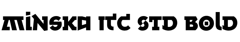 Minska ITC Std Bold font preview