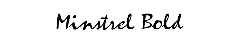 Minstrel Bold font preview