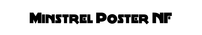 Minstrel Poster NF font preview