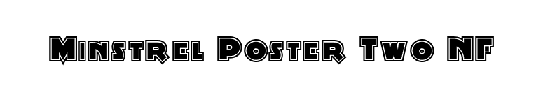 Minstrel Poster Two NF font preview
