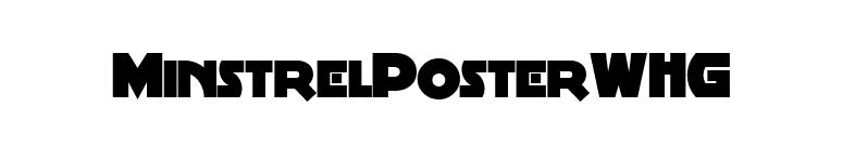 MinstrelPosterWHG font preview
