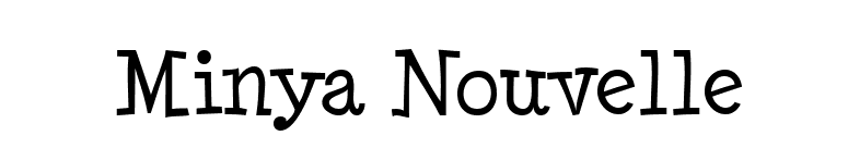 Minya Nouvelle font preview