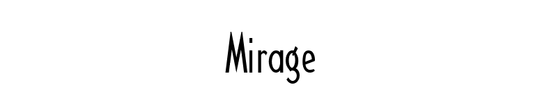 Mirage font preview