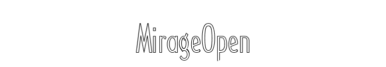 MirageOpen font preview
