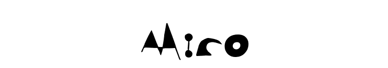 Miro font preview