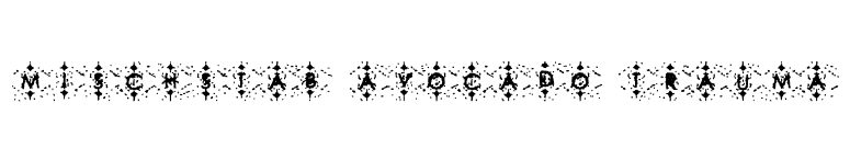 Mischstab Avocado Trauma font preview