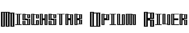 Mischstab Opium River font preview