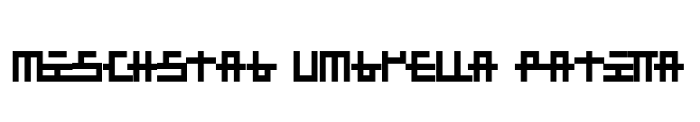 Mischstab Umbrella Patina font preview