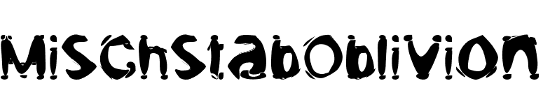 MischstabOblivion font preview