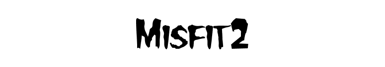 Misfit2 font preview
