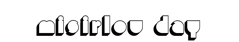 Misirlou Day font preview