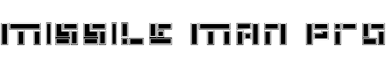 Missile Man Pro font preview